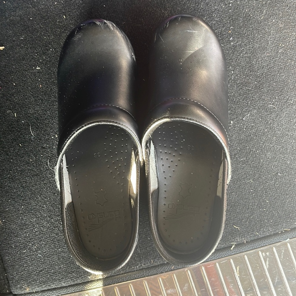 Dansko Black Clogs